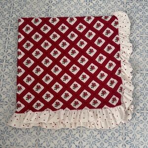 SweetHoney Ruffled Rose Blanket
